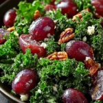 Irresistible Warm Kale Salad with Roasted Grapes Recipe First Image