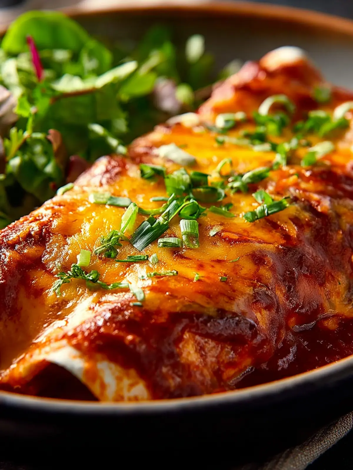 Cheese Enchiladas with Red Sauce First Image