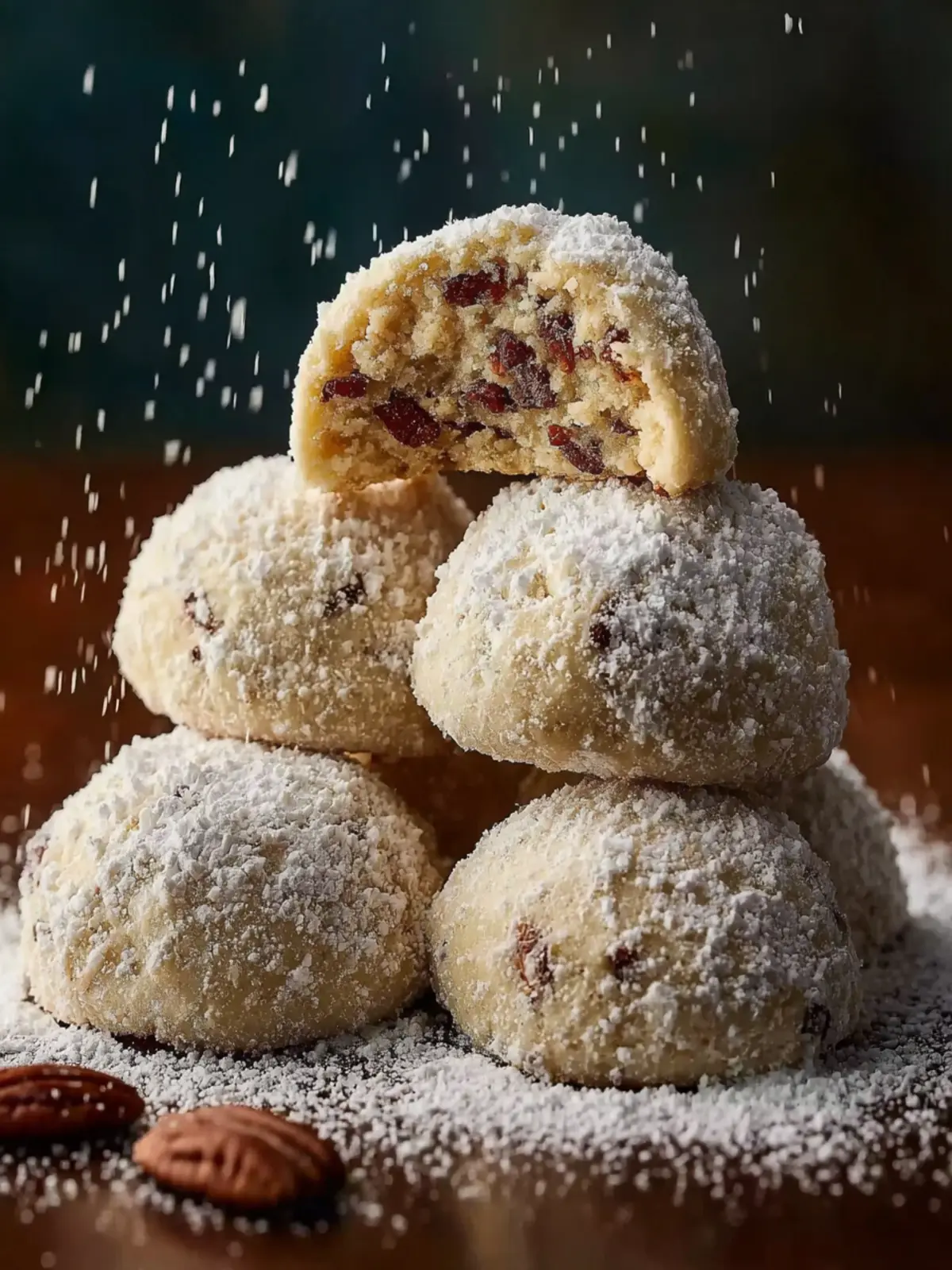 Buttery Pecan Snowball Cookies First Image