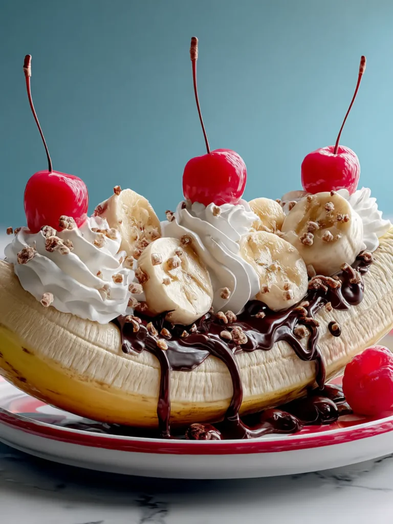 The Perfect Banana Split: A Delicious Ice Cream Delight First Image