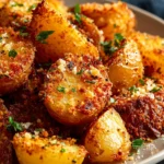 Irresistible Crispy Parmesan Roast Potatoes Recipe First Image