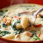 Stovetop Chicken and Gnocchi Soup (Olive Garden Copycat) First Image