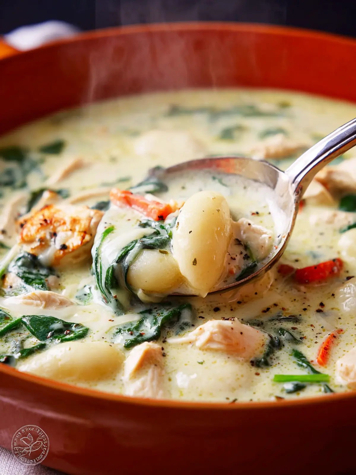 Stovetop Chicken and Gnocchi Soup (Olive Garden Copycat) First Image
