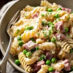 Creamy Ham Peas and Pasta First Image