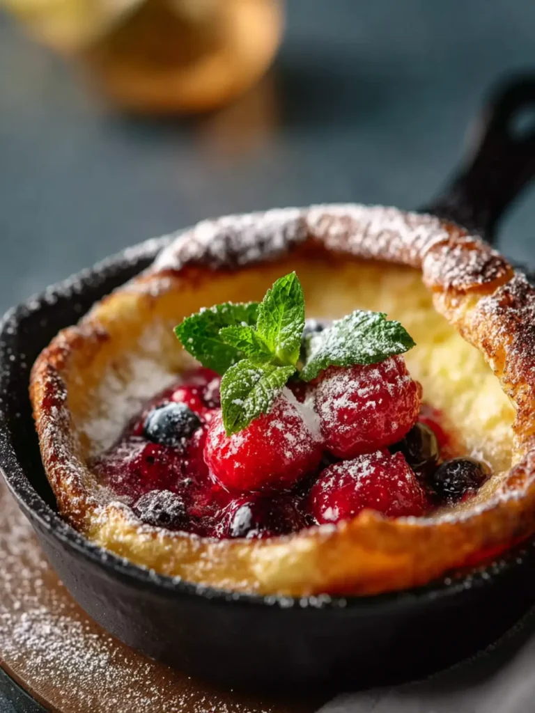Easy Mini Dutch Baby Pancakes First Image