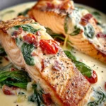 Creamy Tuscan Salmon First Image
