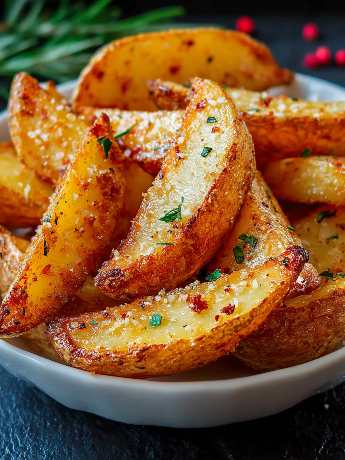 Irresistible Crispy Potato Wedges Recipe for Snack Lovers First Image