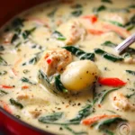Stovetop Chicken and Gnocchi Soup (Olive Garden Copycat) First Image
