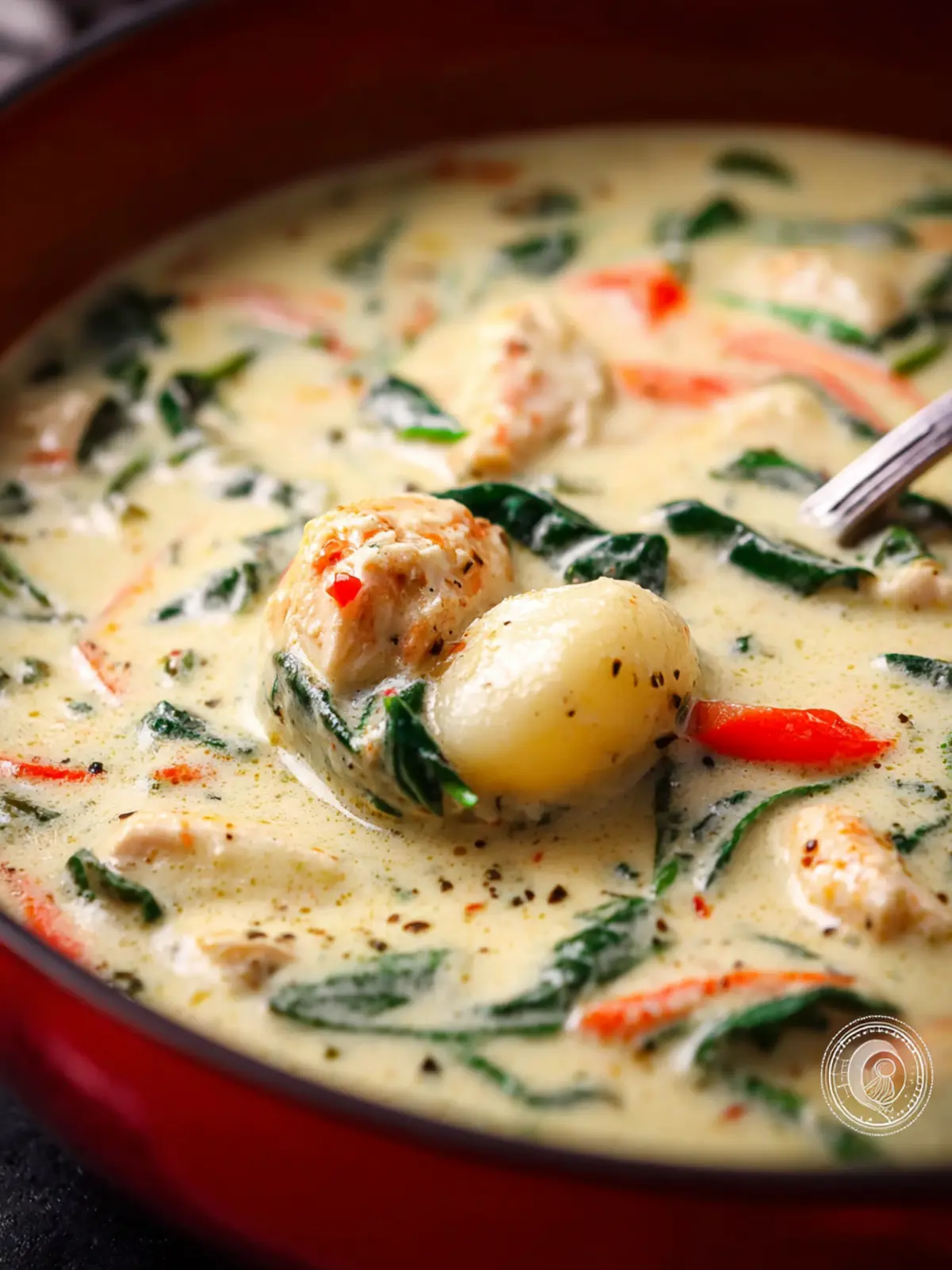 Stovetop Chicken and Gnocchi Soup (Olive Garden Copycat) First Image