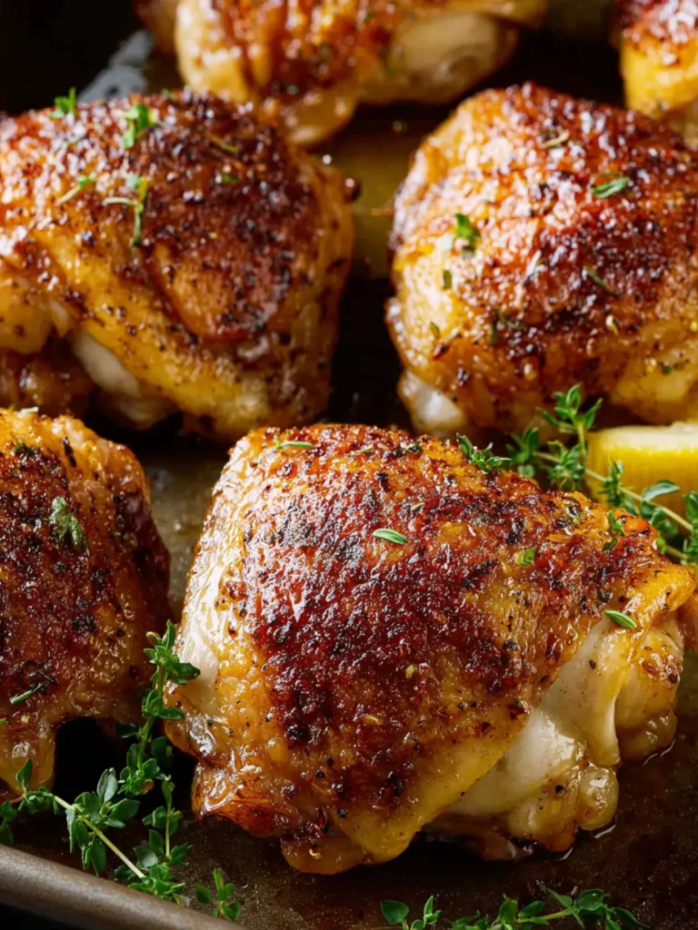 Baked Chicken Thighs First Image