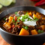 Butternut Squash Chili with Beef First Image