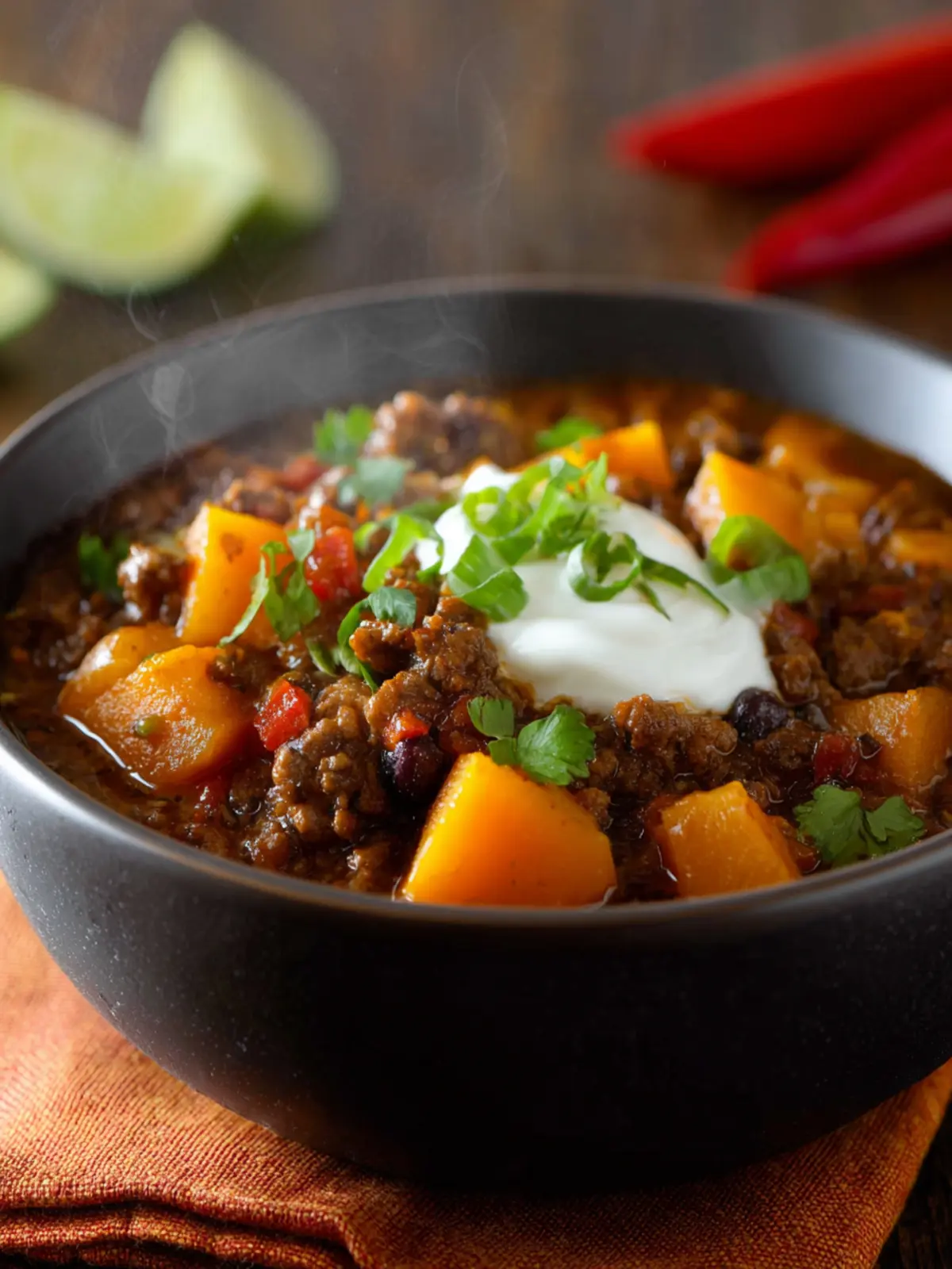 Butternut Squash Chili with Beef First Image