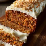 Carrot Cake Loaf with Cream Cheese Frosting First Image
