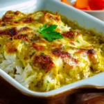 Cheesy Curry Chicken Casserole First Image