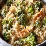 Chicken and Rice Skillet with Broccoli, Cheesy & Easy First Image