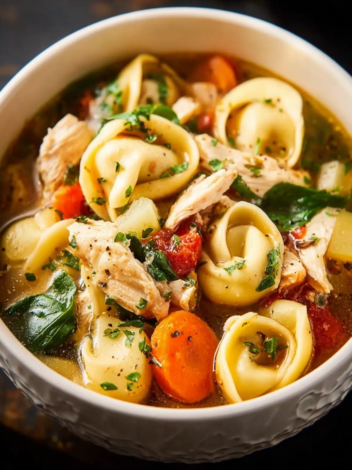 Easy 30-Minute Homemade Chicken Tortellini Soup That Wows!