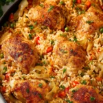 One Pan Chicken and Rice Bake First Image