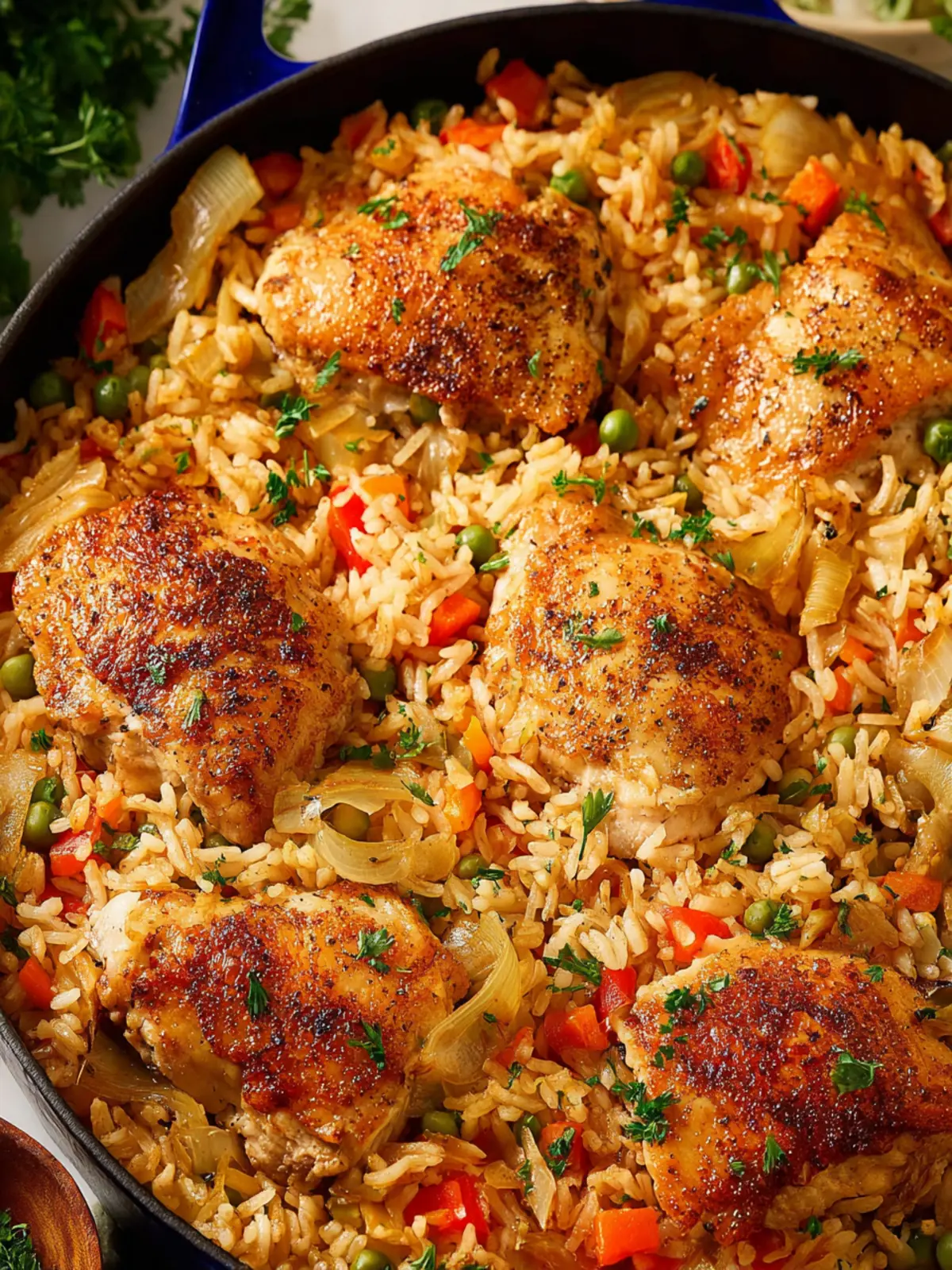 One Pan Chicken and Rice Bake First Image