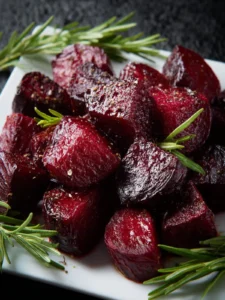 Oven Roasted Balsamic Rosemary Beets First Image
