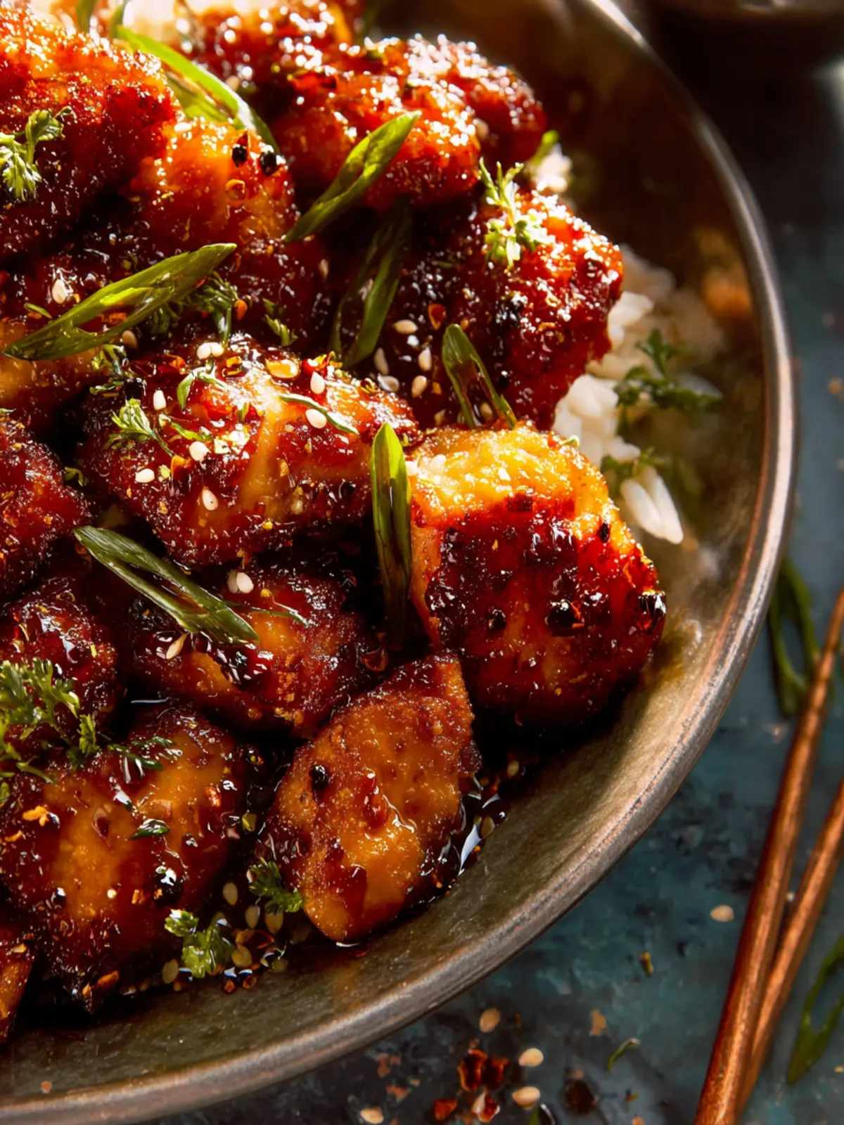 30 Minute Honey Garlic Chicken. First Image