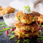 Baked Cabbage Fritters First Image