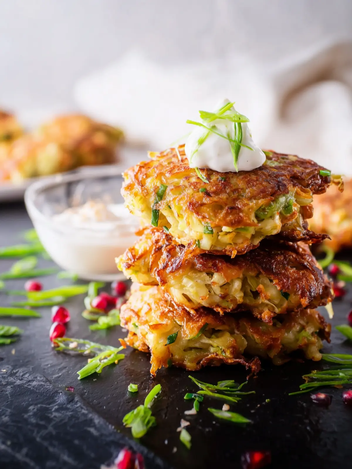 Baked Cabbage Fritters First Image
