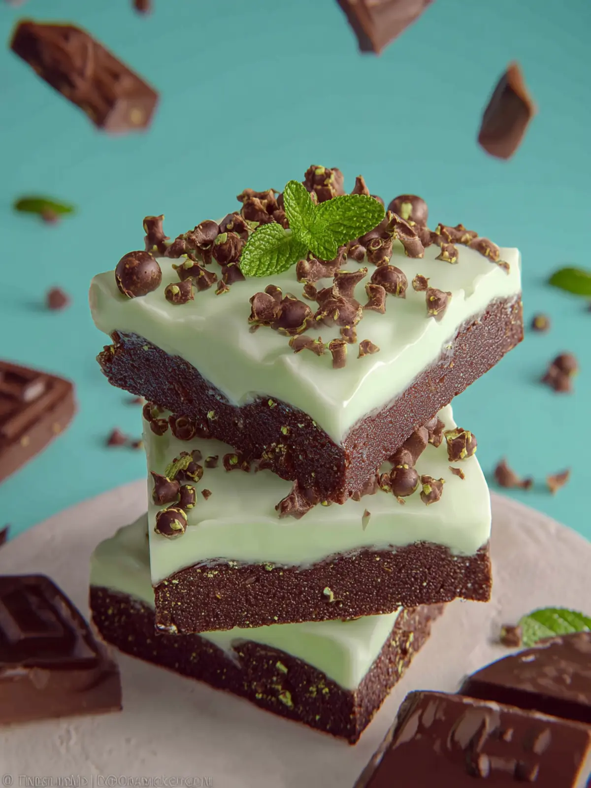 Chocolate Mint Bars First Image
