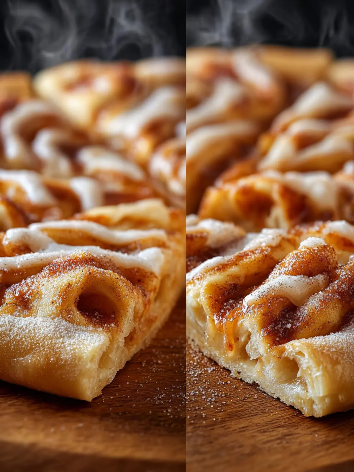Cinnamon Sugar Pizza with Crescent Rolls First Image