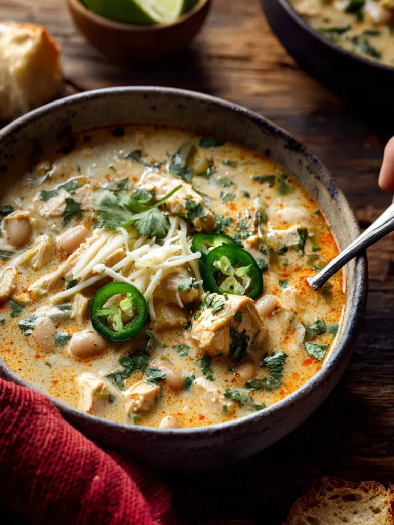 Creamy White Chicken Chili. First Image