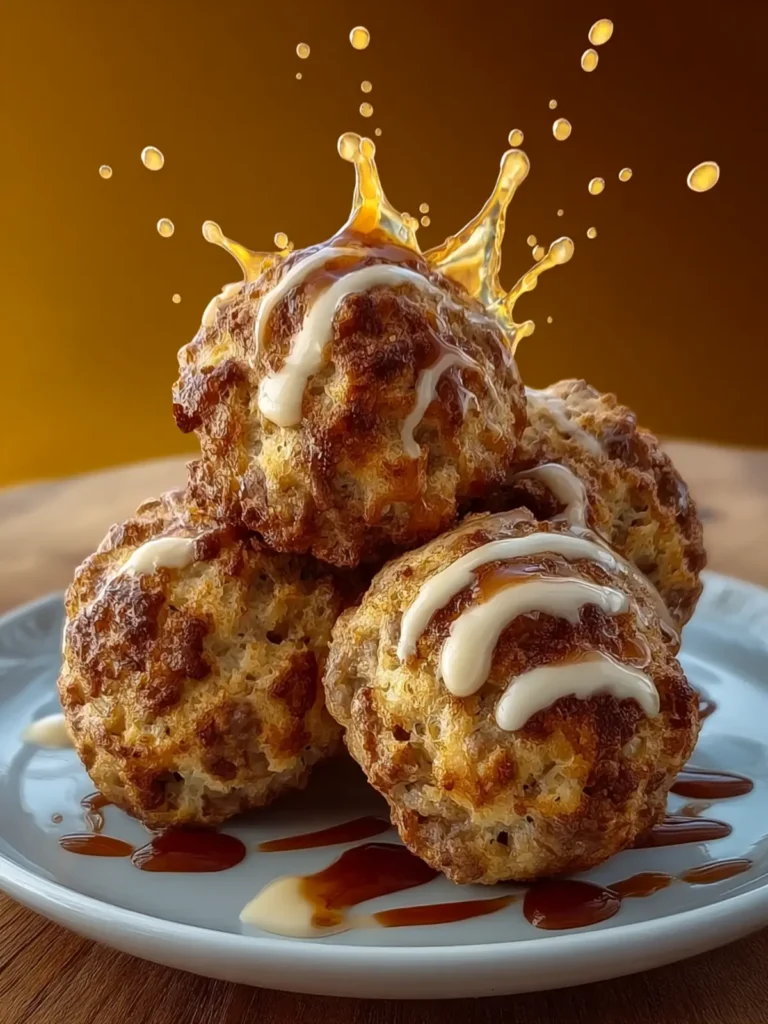 Easy Pancake Sausage Balls First Image