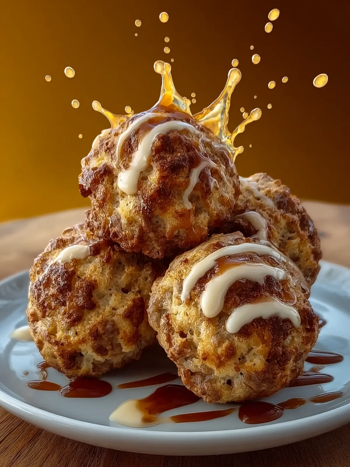 Easy Pancake Sausage Balls First Image