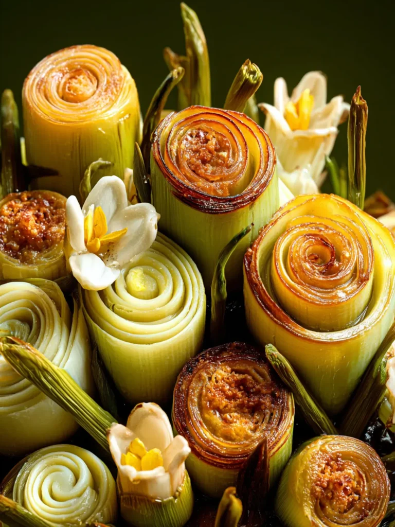 Fondant Leeks First Image