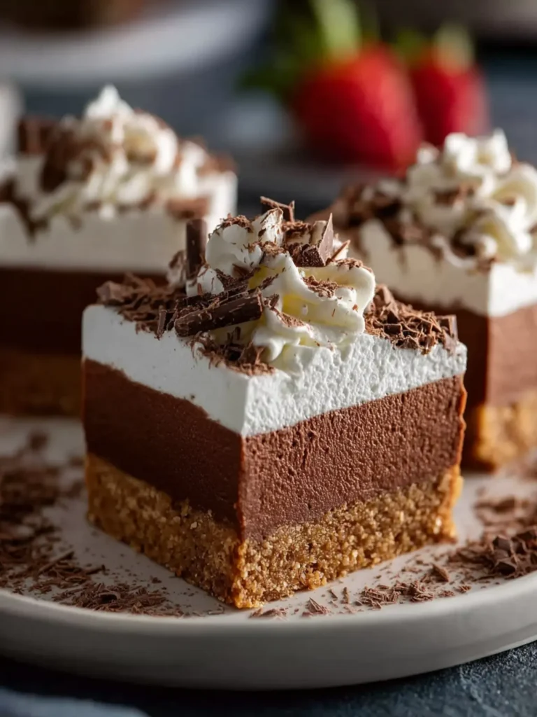 French Silk Pie Bars: Creamy, Chocolatey Midwestern Magic First Image
