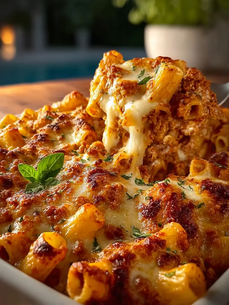 Healthy High Protein Cottage Cheese Baked Ziti First Image
