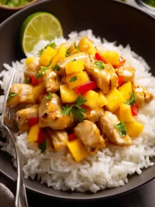 Mango Chicken Rice Bowls First Image