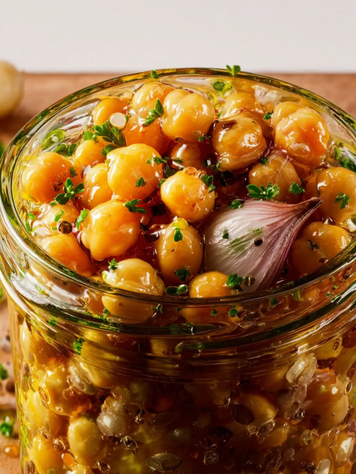 Marinated Chickpeas First Image