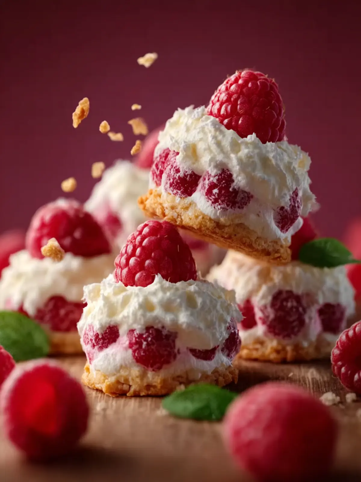 Raspberry Cream Cheese Bites First Image