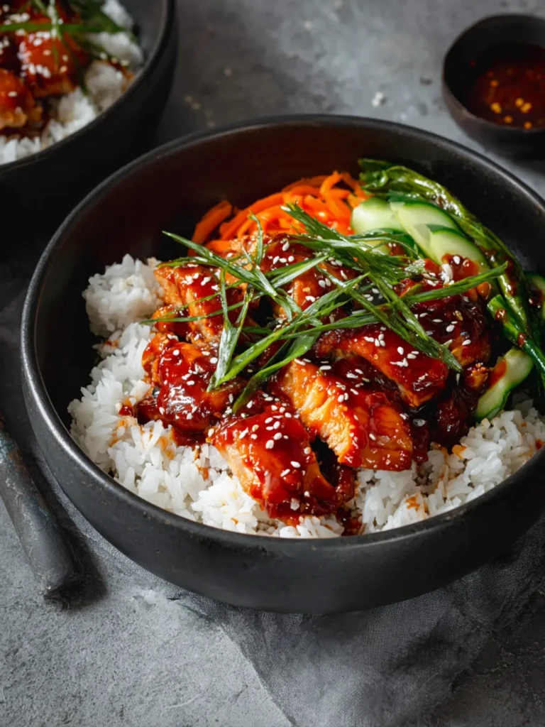 Spicy Gochujang Chicken Bowls First Image