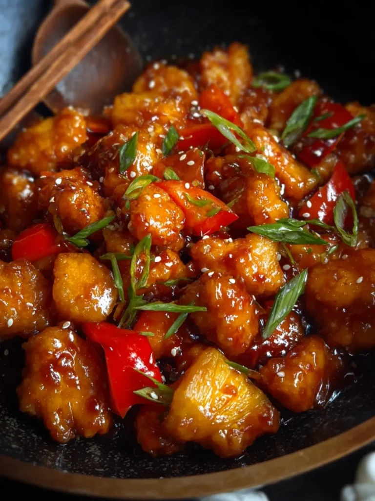 Sweet and Sour Chicken (Paleo & Low FODMAP) First Image