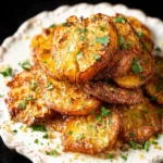 The Crispiest Garlic Parmesan Smashed Potatoes First Image