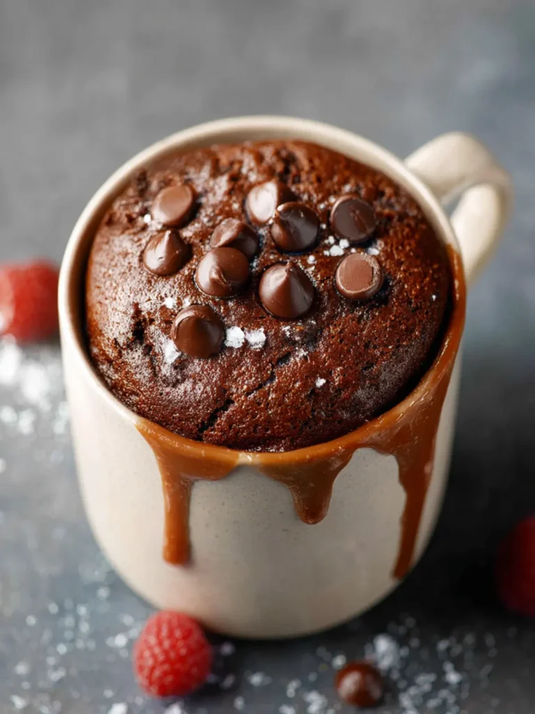 Chocolate Protein Mug Cake First Image