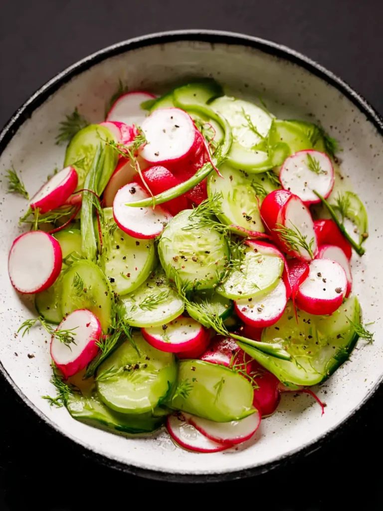 Cucumber Radish Salad First Image