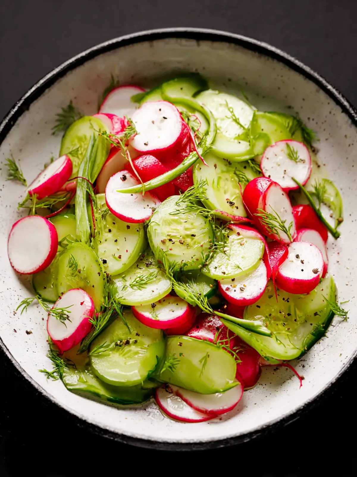 Cucumber Radish Salad First Image