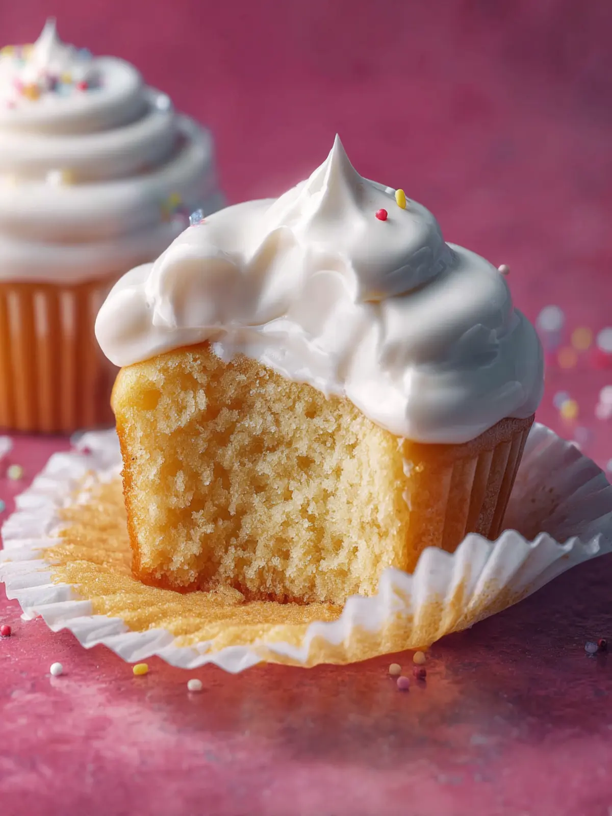 Vanilla Buttermilk Cupcakes First Image
