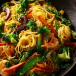 garlic butter noodle stir fry First Image